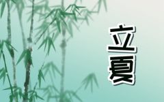 别出心裁的立夏祝福语大全集推荐