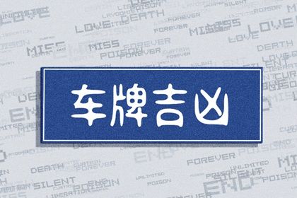 最吉利车牌号100分 车牌号码什么数字好