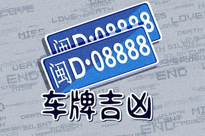 车牌1至9数字暗语 1到9数字代表意思